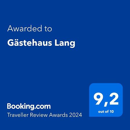 Gaestehaus Lang Wunsiedel Εξωτερικό φωτογραφία
